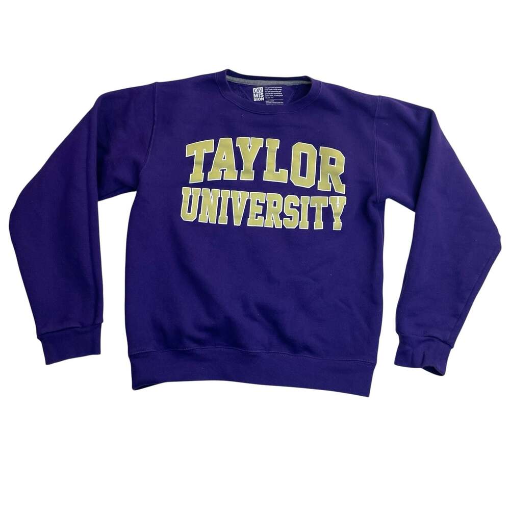 On Mission Taylor University Crewneck Sweatshirt Size Small